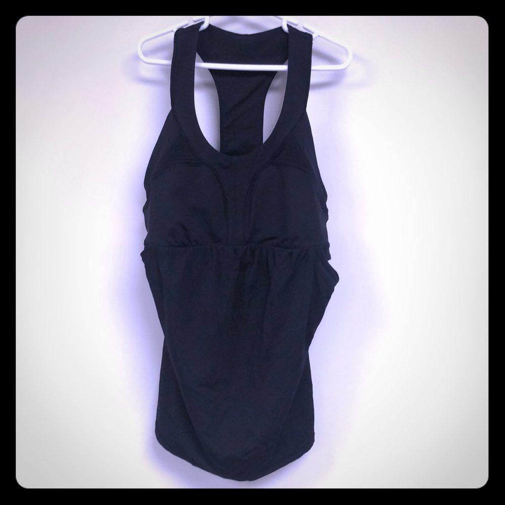 Lululemon black 2-In-Run Tank size 4